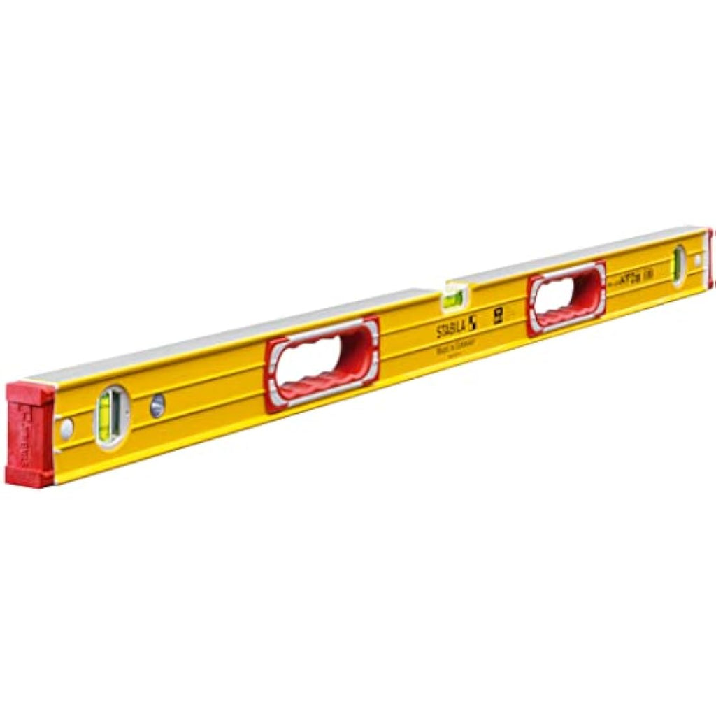 Stabila 196-2-100 Spirit Level | 100cm/40in Heavy Duty 3-Vial Tool