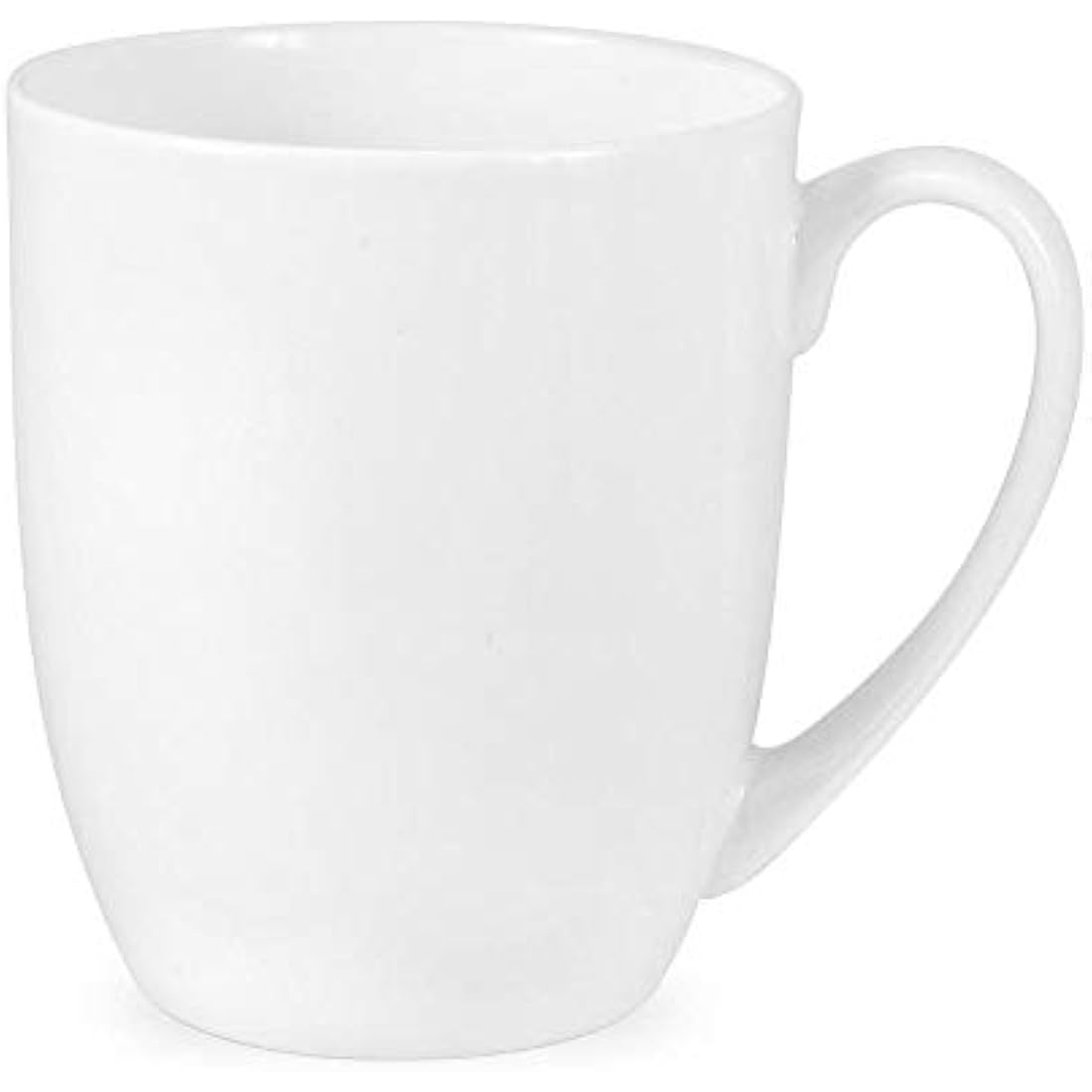 Royal Worcester Serendipity White Ceramic Coffee Mugs, 350ml - Set of 4