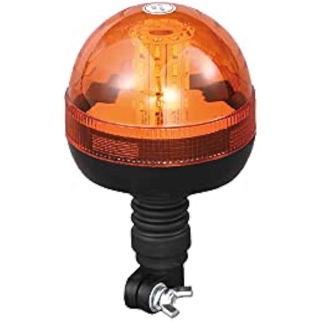 Maypole LED Amber Flashing Warning Beacon – Flexi DIN Pole 12/24V