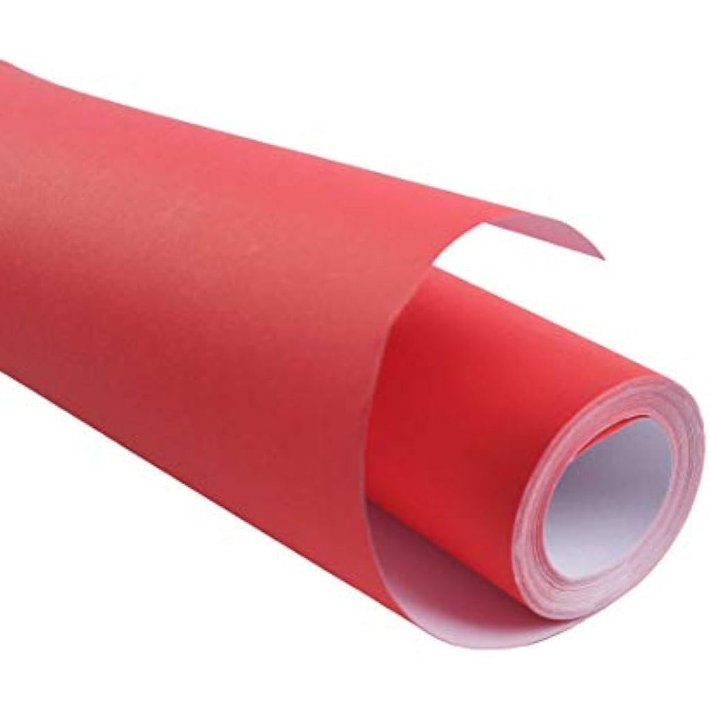 House of Card & Paper Poster Roll – Coral Red Craft Paper, 76cm x 10m