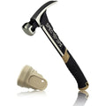Spec Ops 20 oz Nailing Hammer – Smooth Face Rip Claw with Mallet Cap