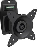 DIGITUS VESA Monitor Wall Mount – For 27" Screens, 15kg Load, Black