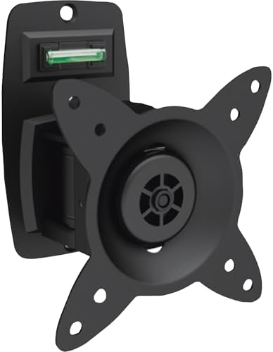 DIGITUS VESA Monitor Wall Mount – For 27" Screens, 15kg Load, Black