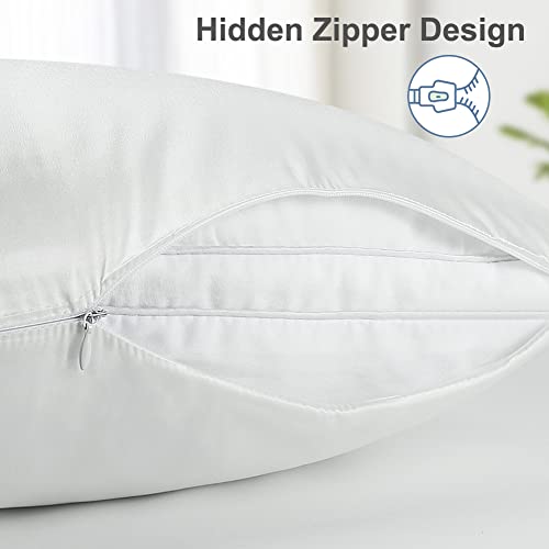 Tenn Well 2-Pack Mulberry Silk Pillowcases | 19 Momme 100% Pure Silk