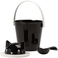 United Pets Crick Cat Food Container - 2kg Black Polypropylene Storage