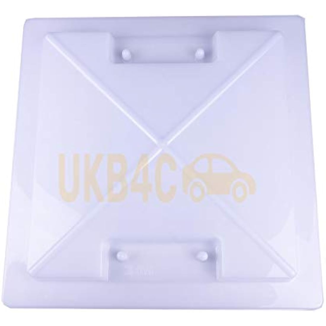 UKB4C Caravan Roof Sky Light 280x280mm with Flynet - Ivory Frame