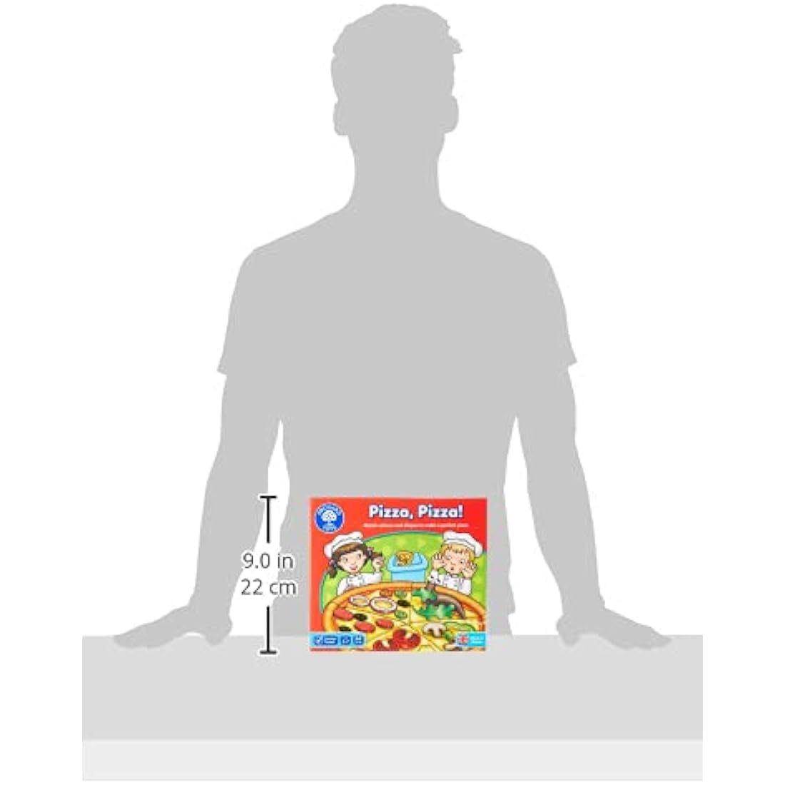 Orchard Toys Pizza Pizza! Game - Shape and Colour Matching Board Game