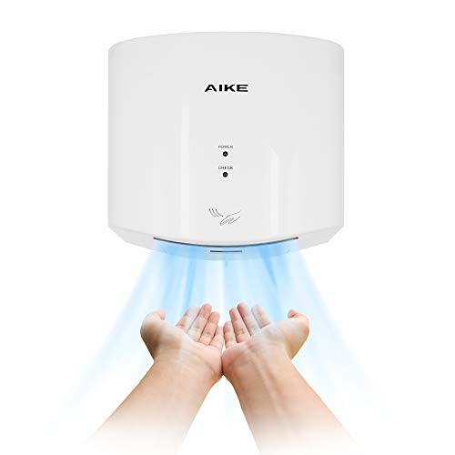 AIKE AK2630S High Speed Automatic Hand Dryer | 1400W White Commercial