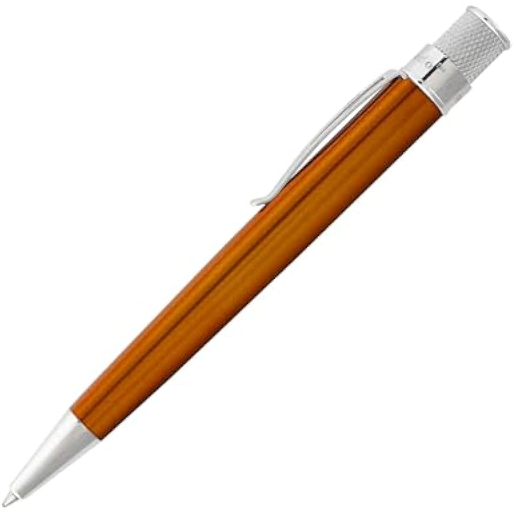 Retro 51 Tornado Rollerball Pen – Orange Metallic Stainless Steel