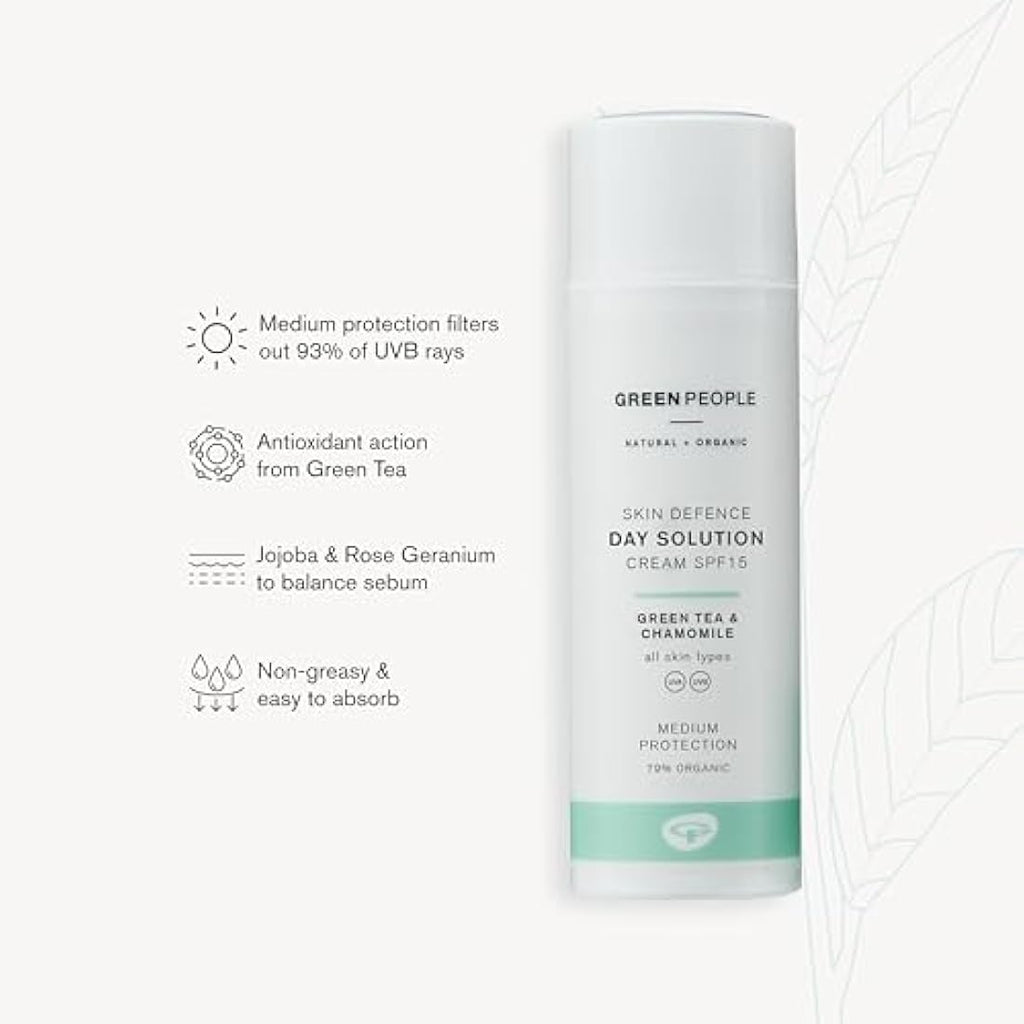 Green People Day Solution Cream SPF15 – Natural Organic Moisturizer