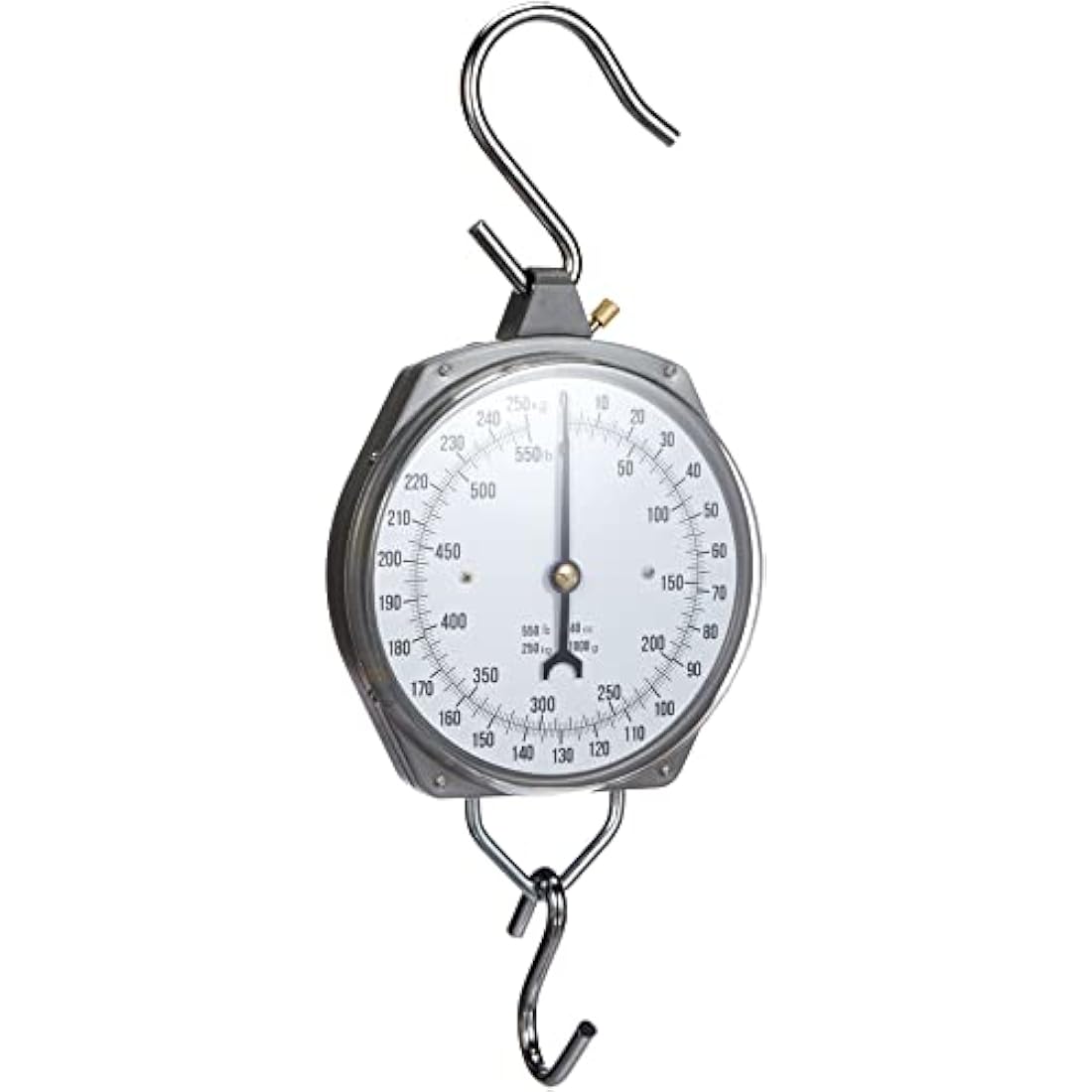 Kerbl Zeigerschnellwaage 250 kg – Robuste Federwaage für Futtermittel