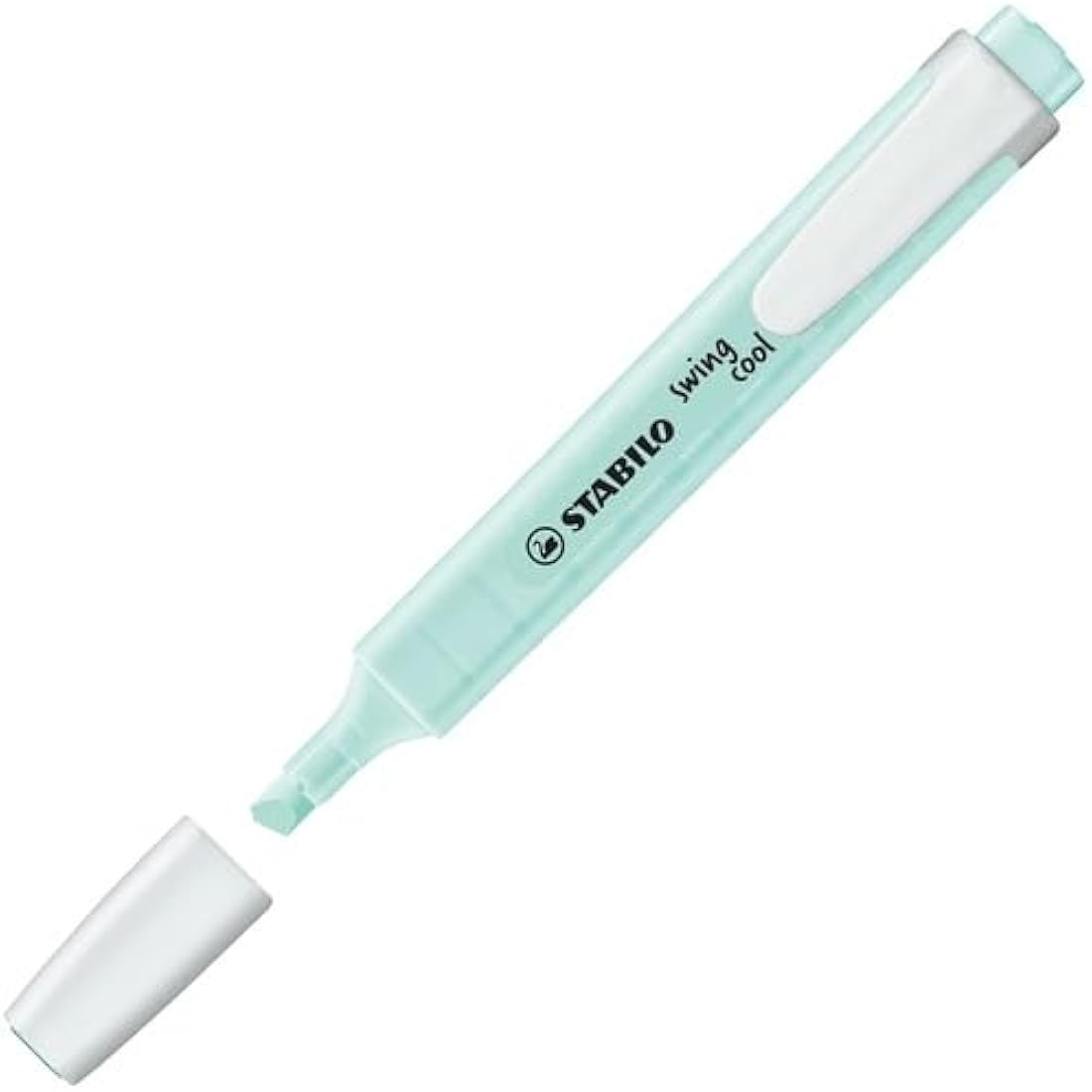 STABILO Swing Cool Pastel Highlighters - 10-Color Deskset - 1-4mm Tip