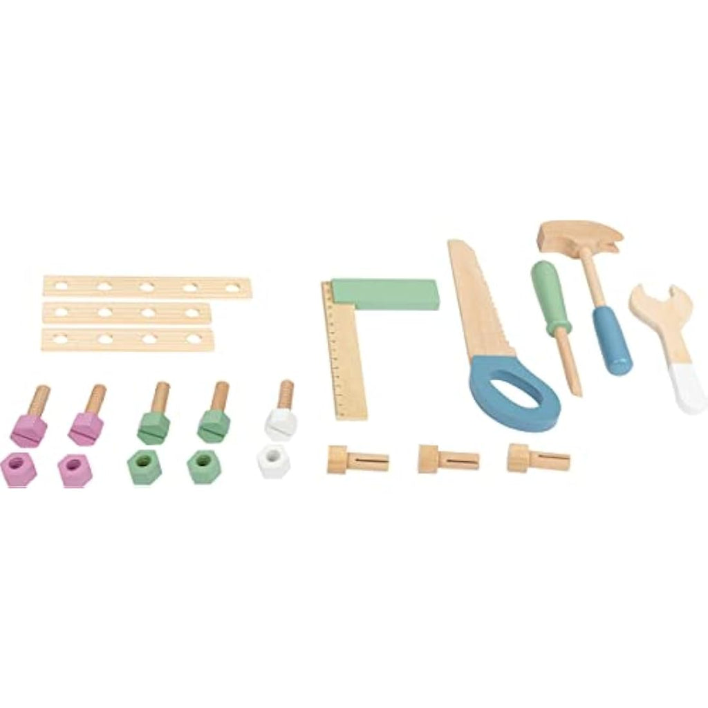 Small Foot Wooden Workbench – Compact Scandinavian Kids Tool Set | FSC Wood