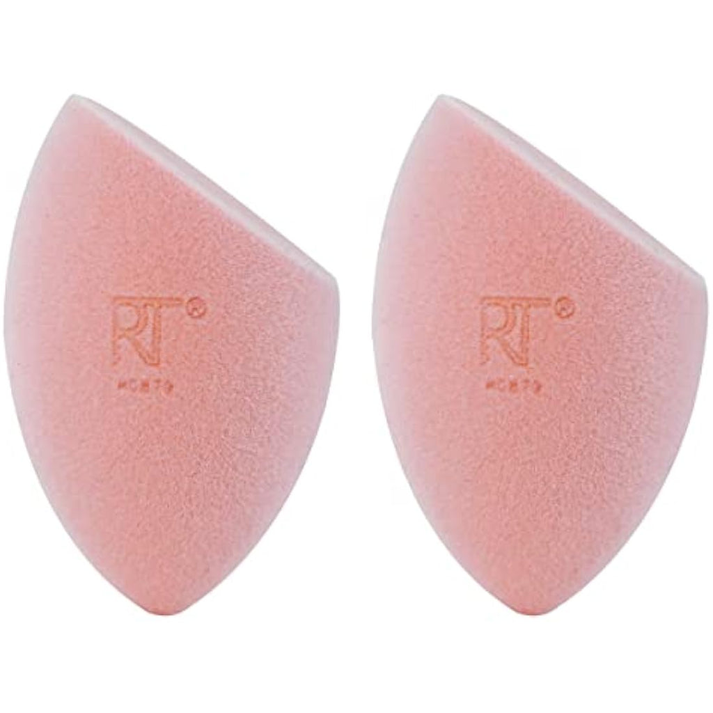 Real Techniques Miracle Powder Sponge 2-Pack – Velvety Foam Applicator