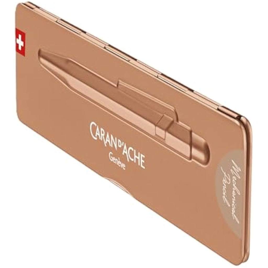 Caran d'Ache 844 Mechanical Pencil 0.7mm – Brut Rosé Aluminum Body