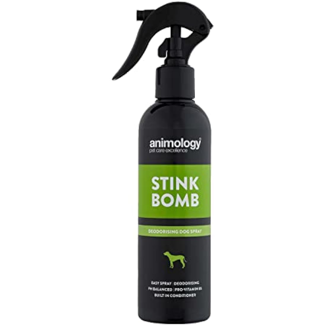 Animology Stink Bomb Deodorising Dog Spray - Vegan Odor Eliminator 250ml