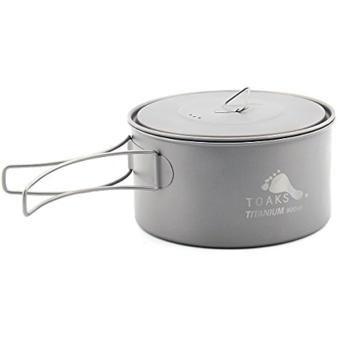 TOAKS Titanium 900ml Ultralight Camping Pot with Lid | POT-900-D130