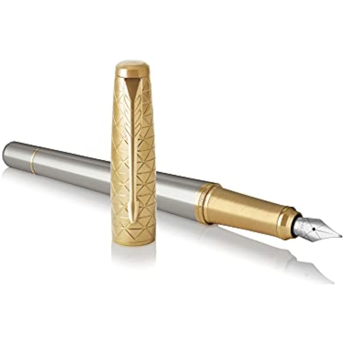 Parker Urban Premium Fountain Pen | Aureate Gold & Metal | Medium Nib