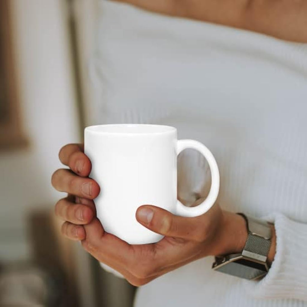 MR.R 11oz Sublimation Blanks White Ceramic Coffee Mugs - Set of 36