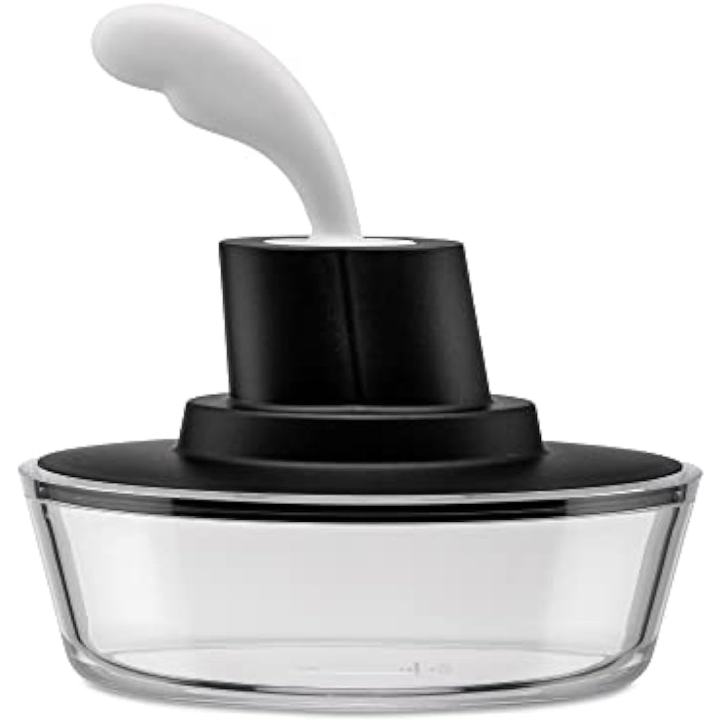 Alessi Ship Shape Butter Container with Spatula – Black Stainless Steel