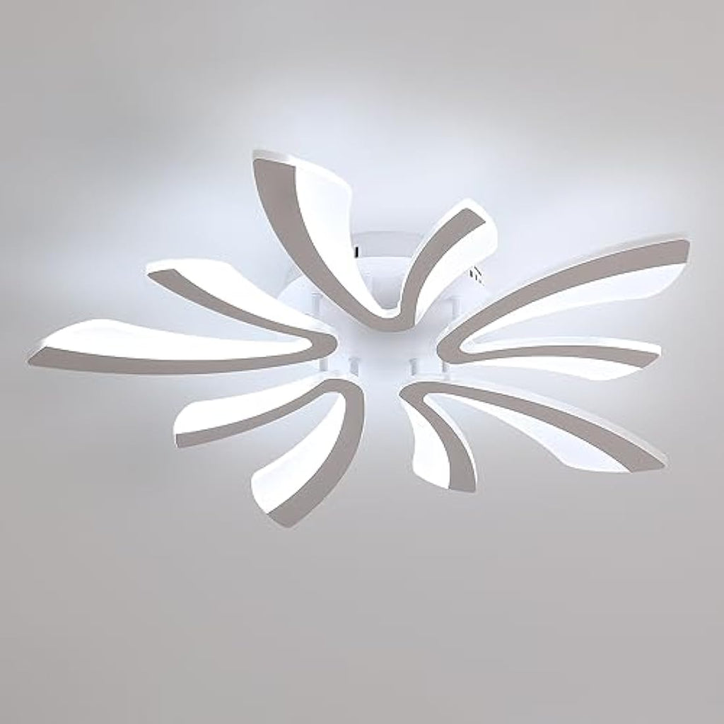 Comely Modern LED Ceiling Light | 50W 6500K Flush Mount Acrylic Lamp