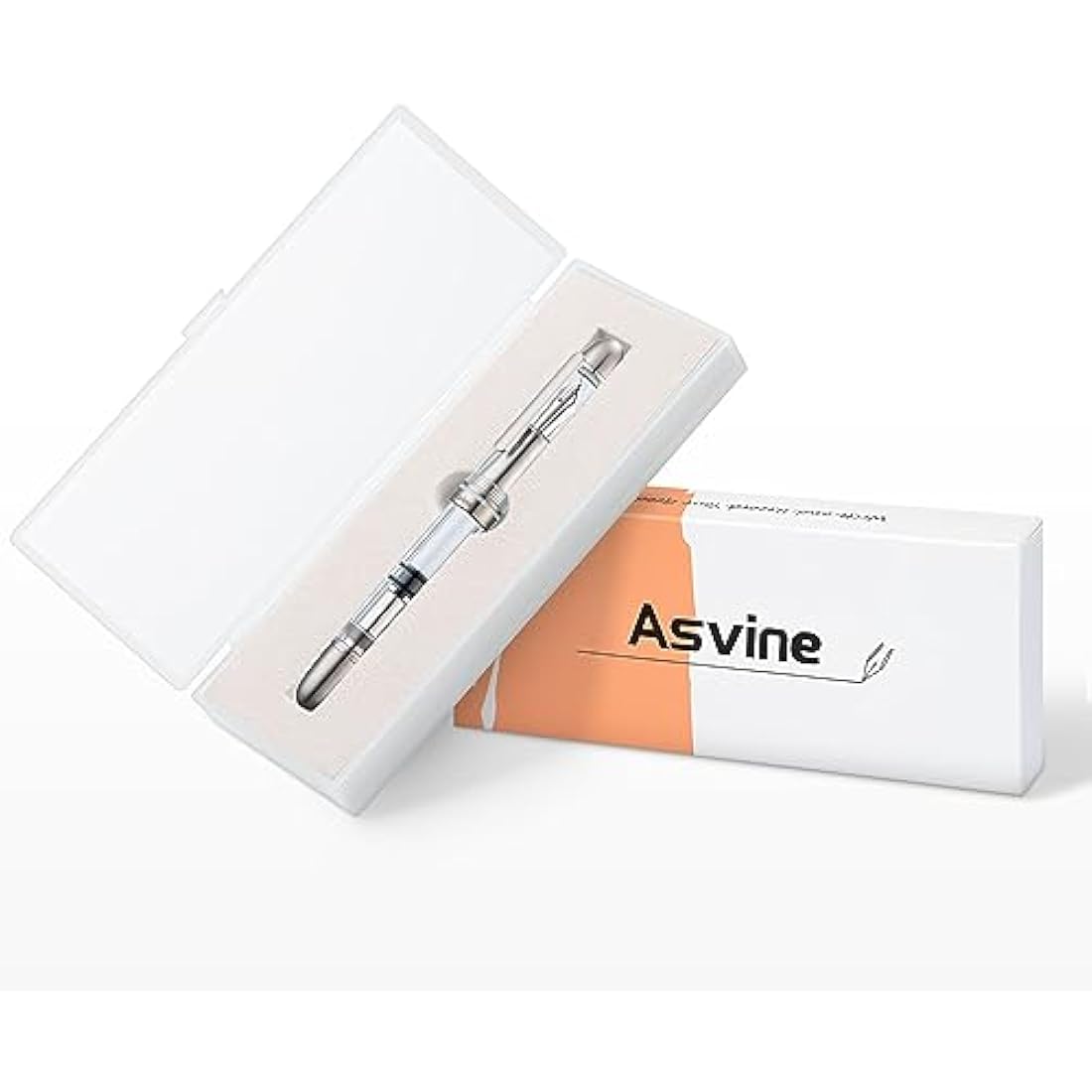 Asvine P36 Titanium Fountain Pen | Bock Fine Nib Piston Filler