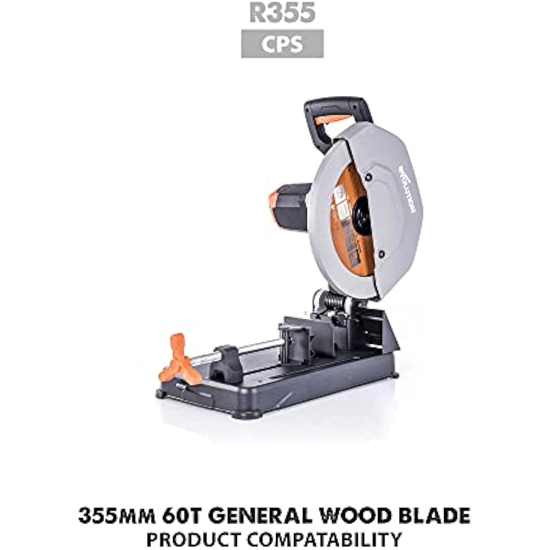 Evolution 355mm 60T TCT Wood Cutting Blade for Chop Saws