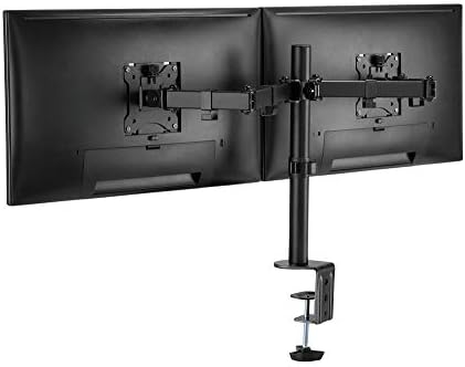 Amer Dual Monitor Stand – Height Adjustable VESA Mount for 17-32" Screens