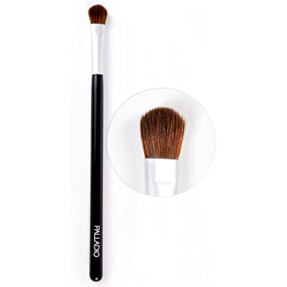 Palladio Flat Shadow Brush | Synthetic Vegan Bristles for Blending