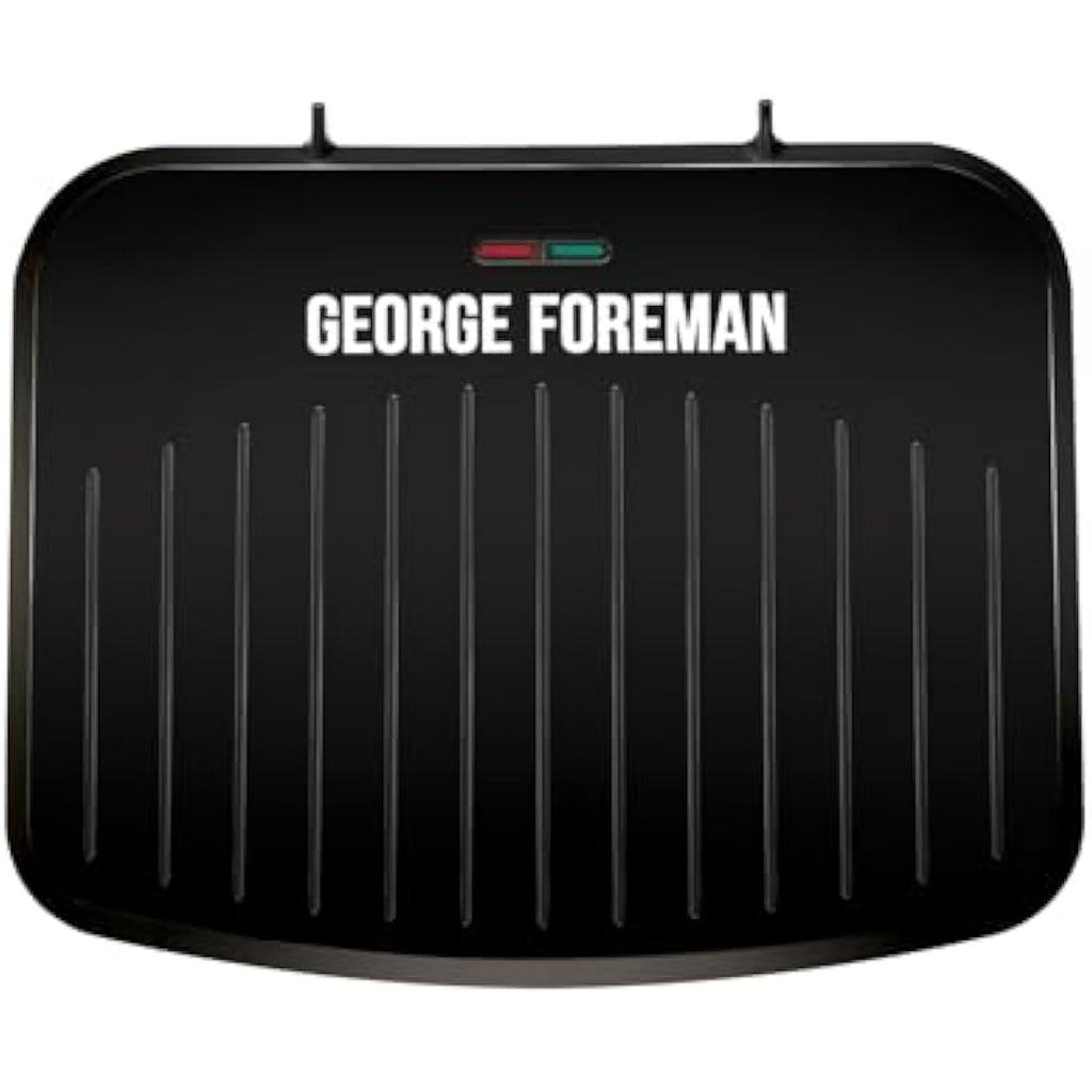 George Foreman Medium Fit Grill – Non-Stick Electric Panini Press, Black