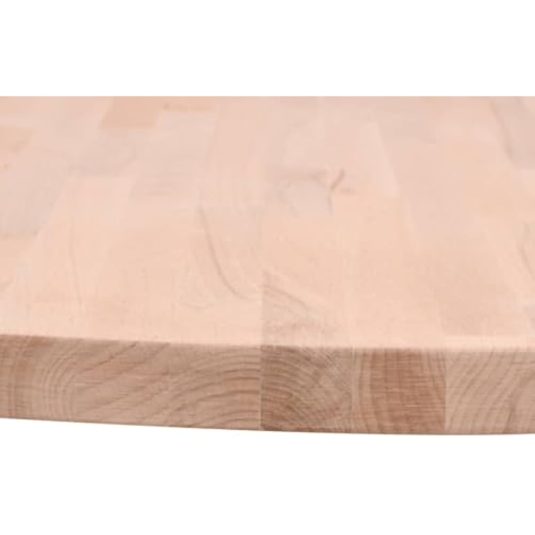 Jolof Store Round Beech Wood Table Top – 80cm Natural Coffee Table