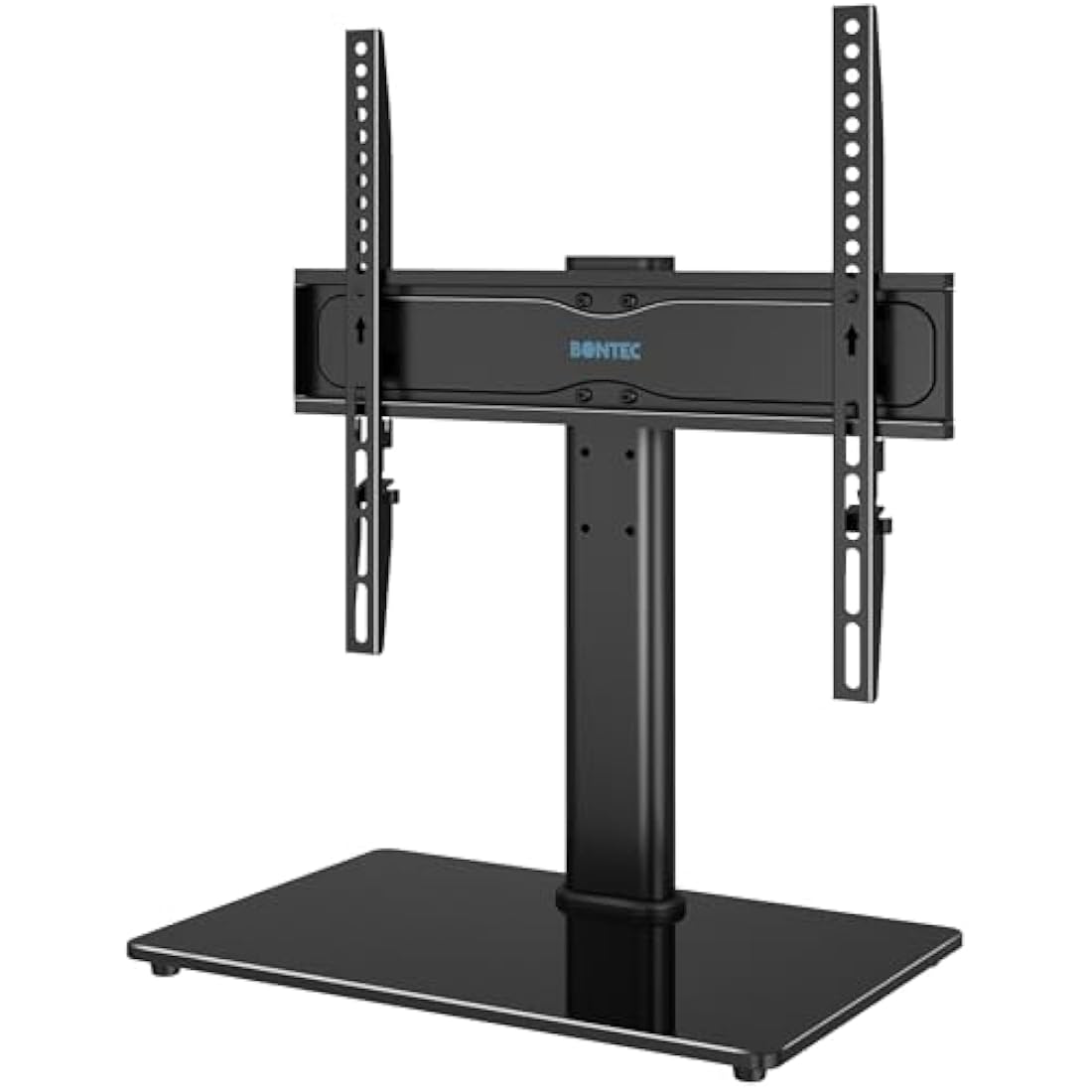 BONTEC Universal TV Stand for 24-60 Inch TVs | Height Adjustable