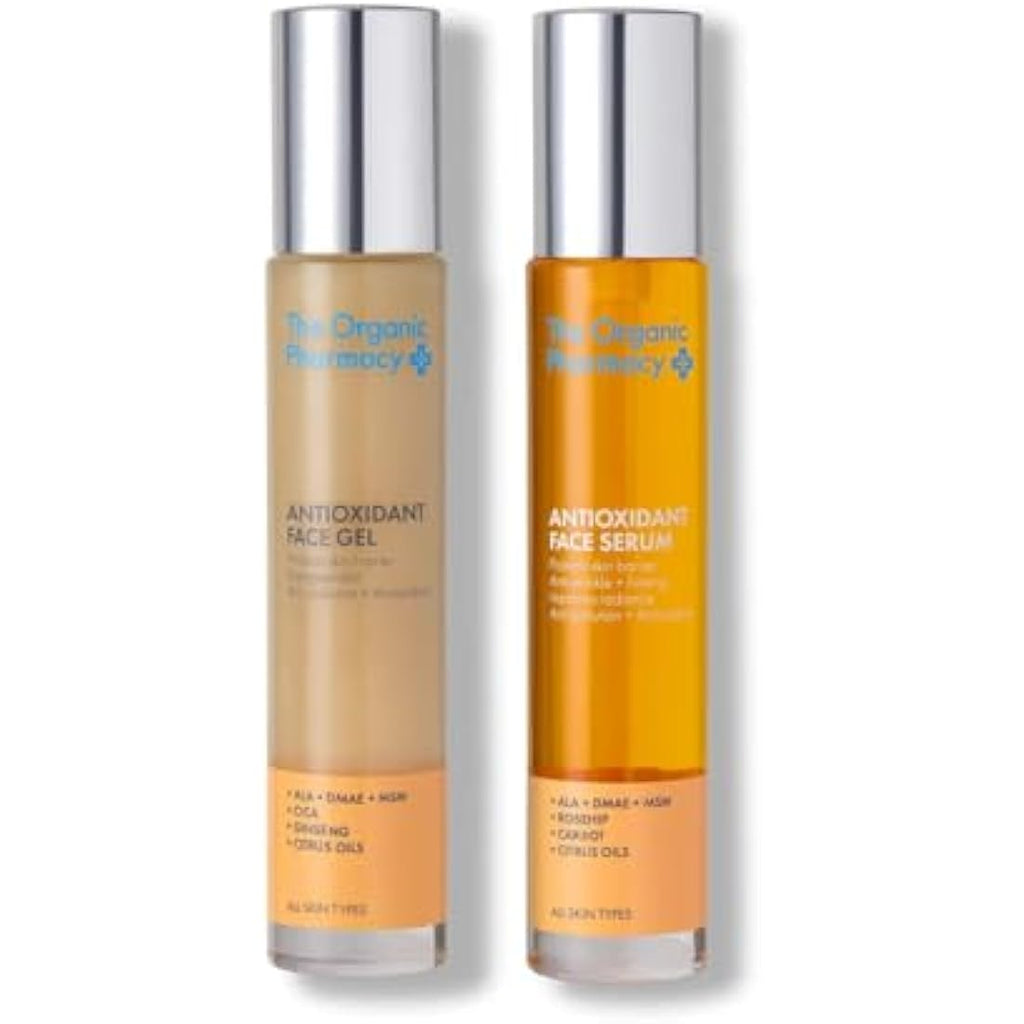 The Organic Pharmacy Antioxidant Face Duo – Anti-Ageing Gel & Serum