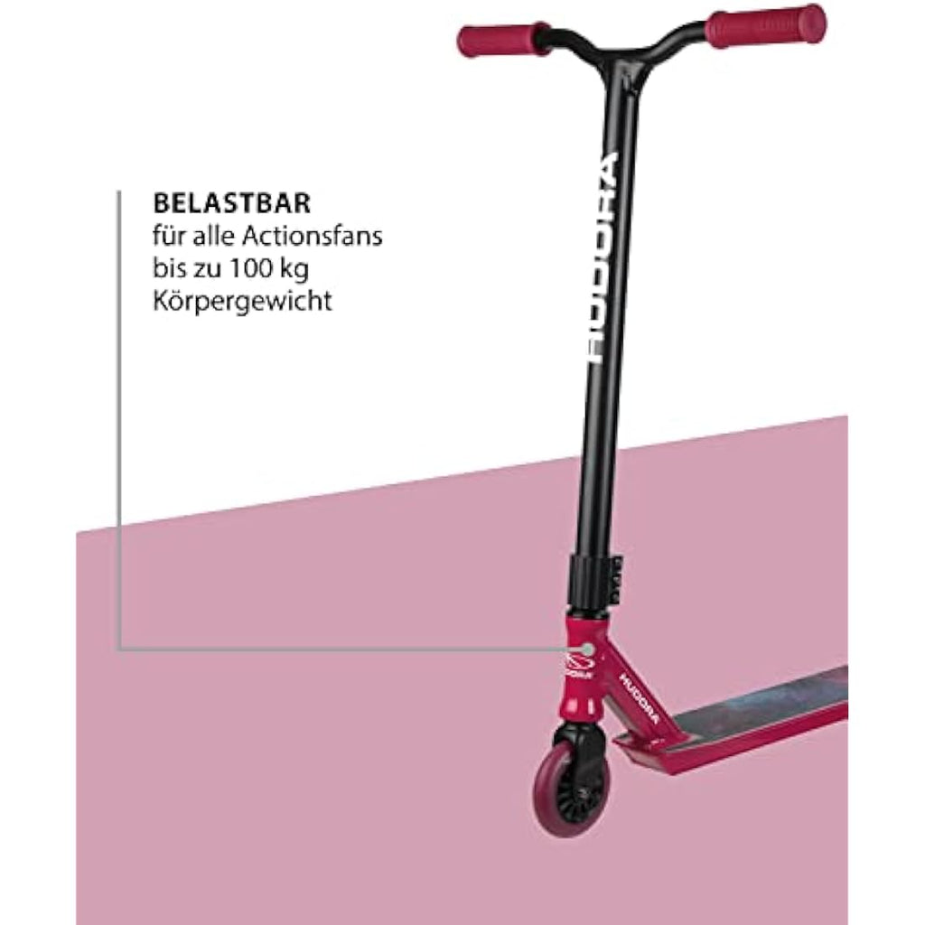 Hudora Stunt Scooter – Lightweight Freestyle Trick Scooter for Kids