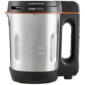 Morphy Richards Compact Soup Maker | 1L Blend & Cook | Black & Steel
