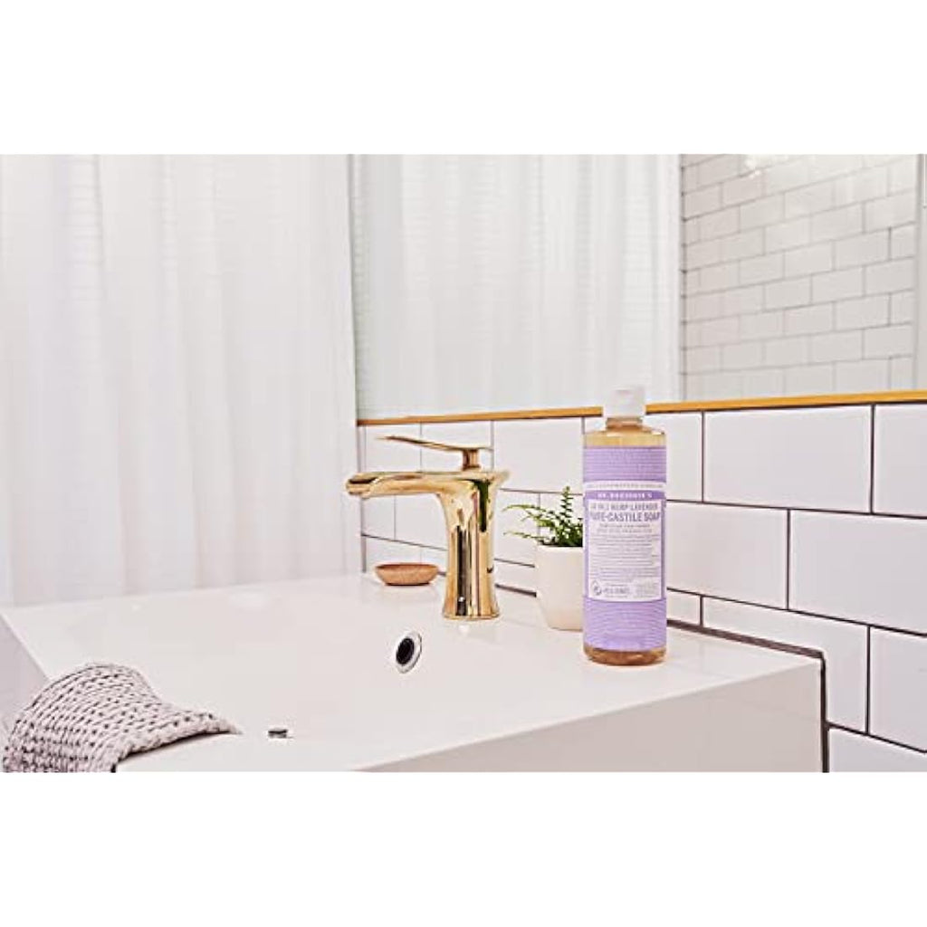 Dr. Bronner’s Pure Castile Liquid Soap – Lavender Natural Cleanser 475ml