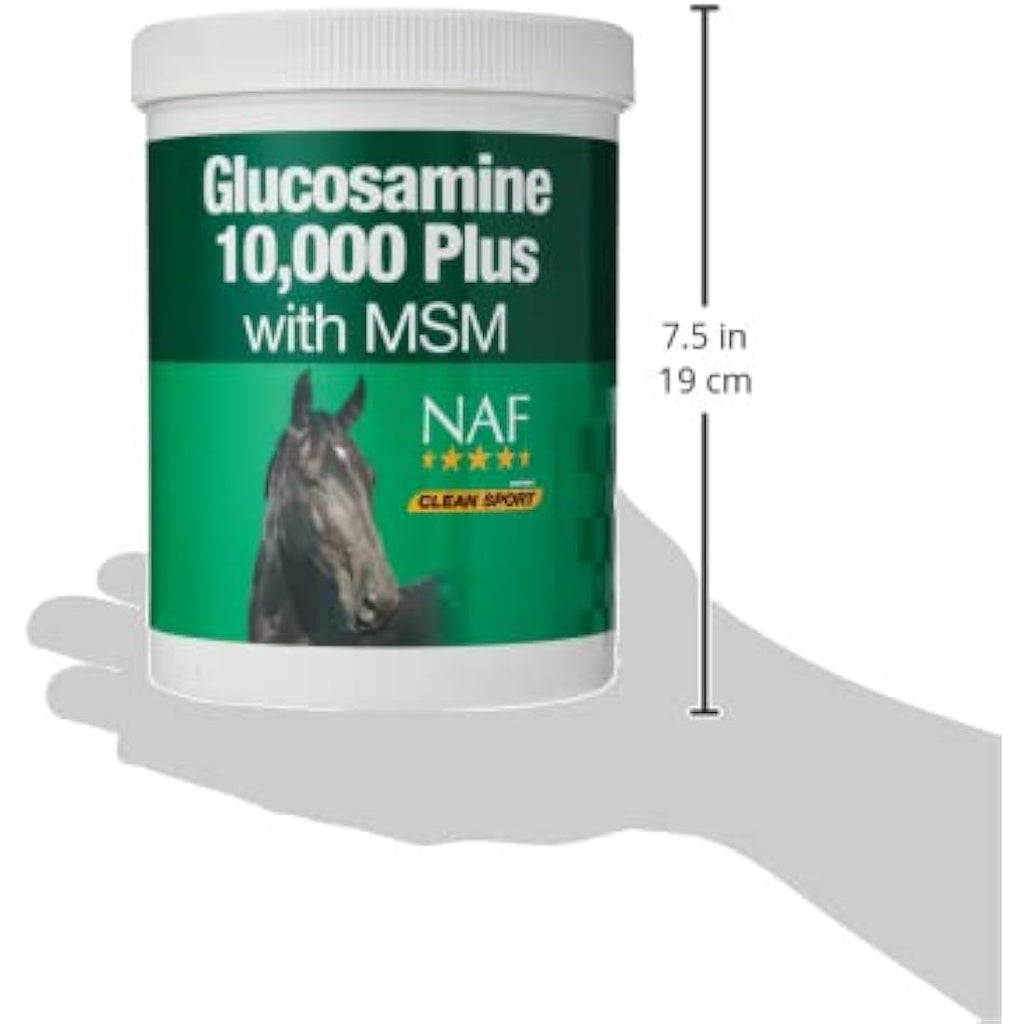 NAF Glucosamine 10000 Plus with MSM - Equine Joint Support, 900g