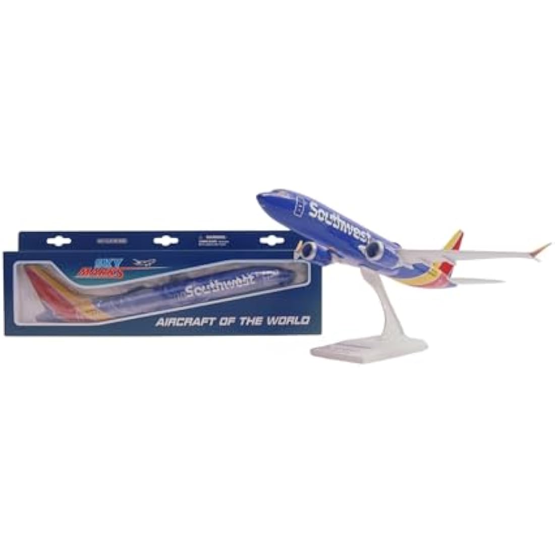 Skymarks Southwest Boeing 737-MAX8 Model Airplane 1/130 with Wifi Dome
