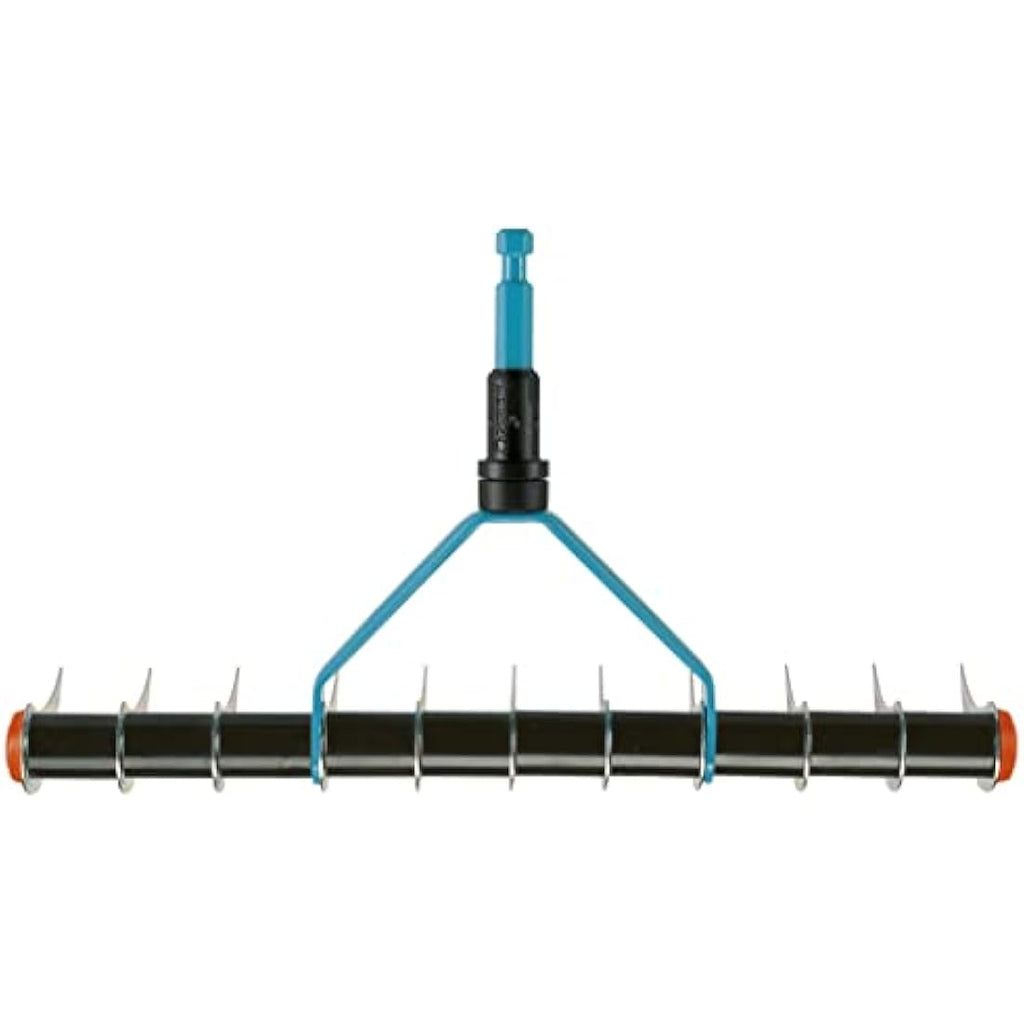 GARDENA Combisystem Aerator Rake – 35 cm Manual Lawn Moss Remover