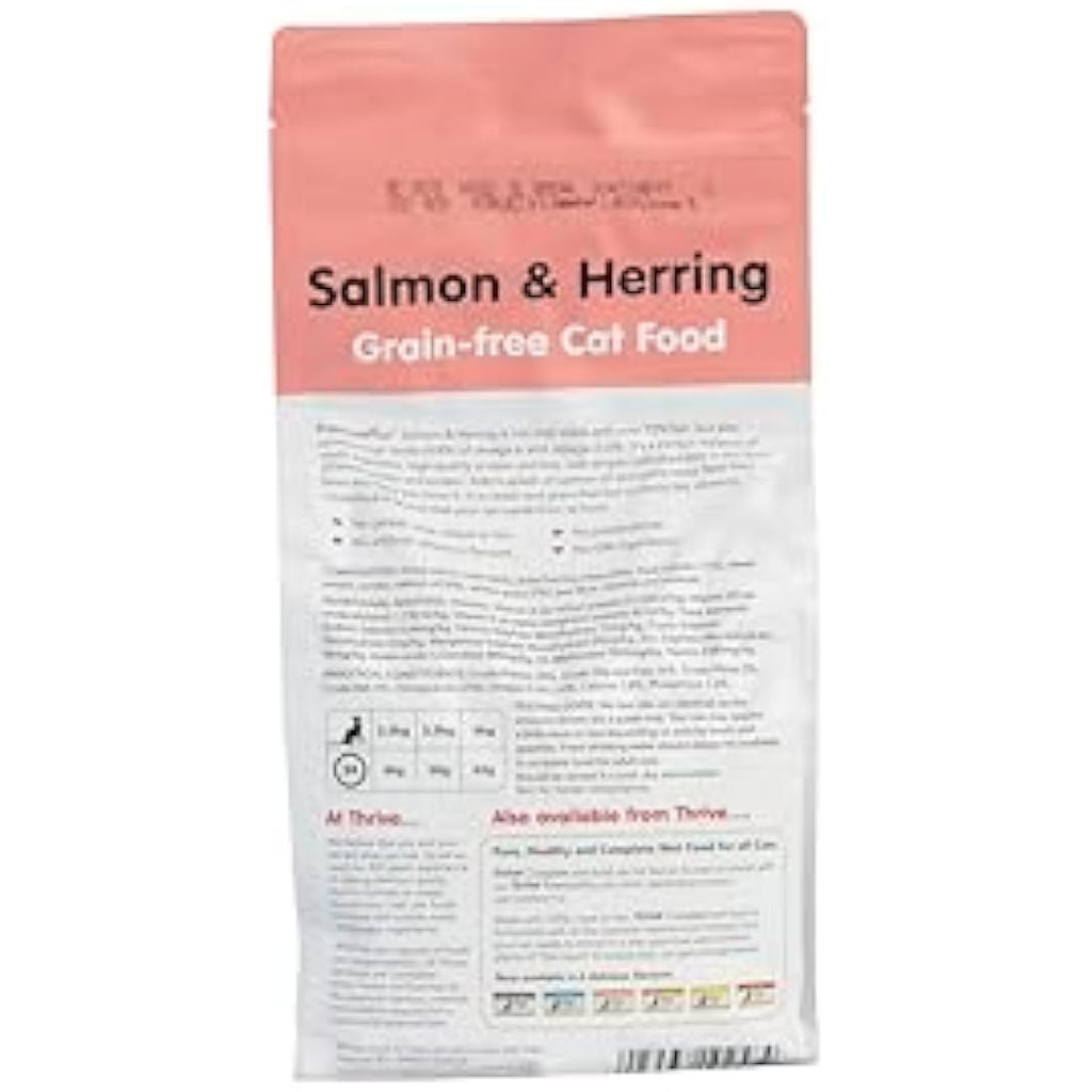 Thrive PremiumPlus Grain-Free Cat Food – Salmon & Herring – 1.5kg