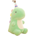 Cartoon Dinosaur Plush Toy – Soft Stuffed Animal Pillow, Green