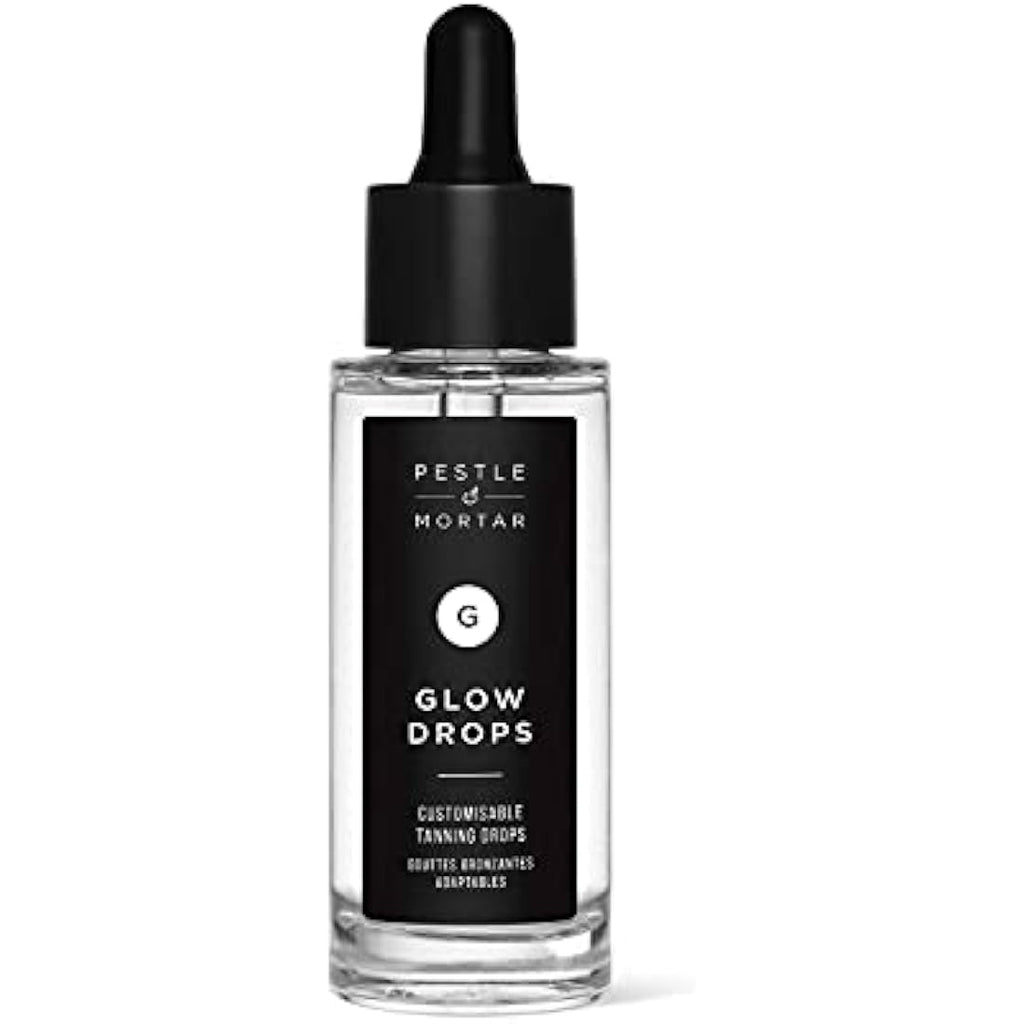Pestle & Mortar Glow Drops – Self Tan Face Drops with Hyaluronic Acid