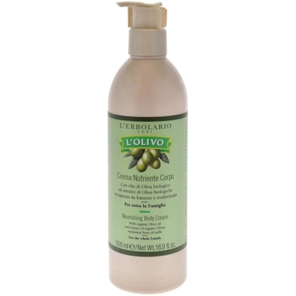 L'Erbolario L'Olivo Nourishing Body Cream with Organic Olive Oil - 500 ml
