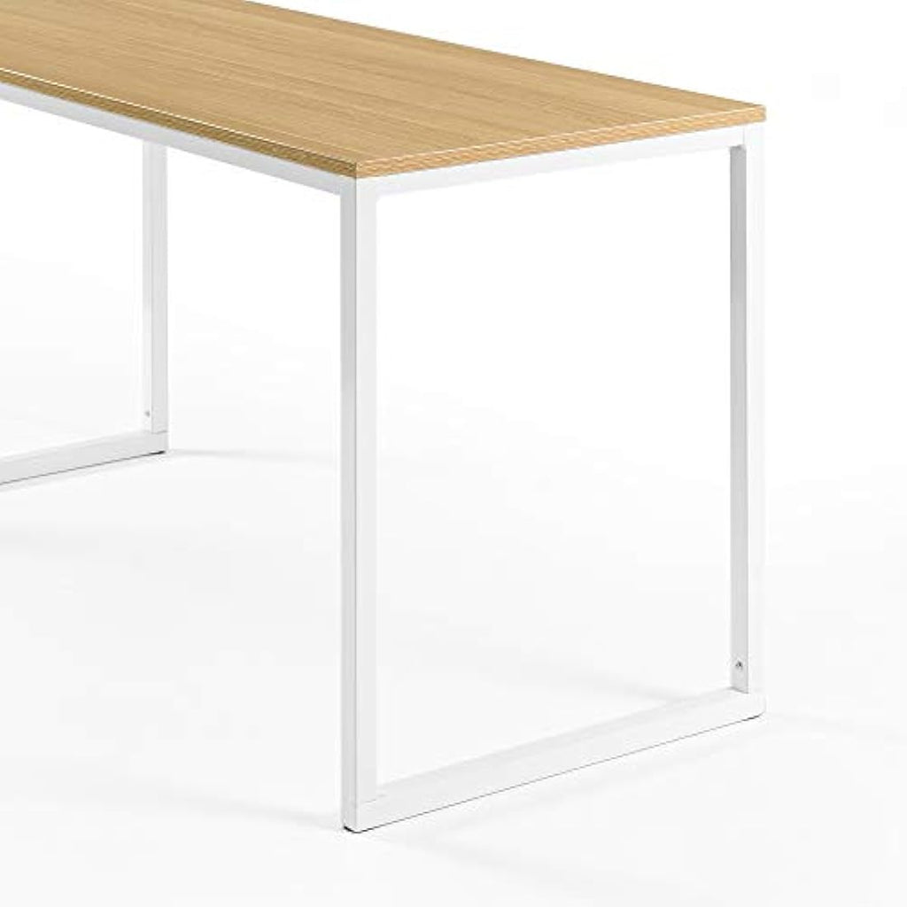 Zinus Jennifer Modern Study Desk – Metal and Wood Computer Table