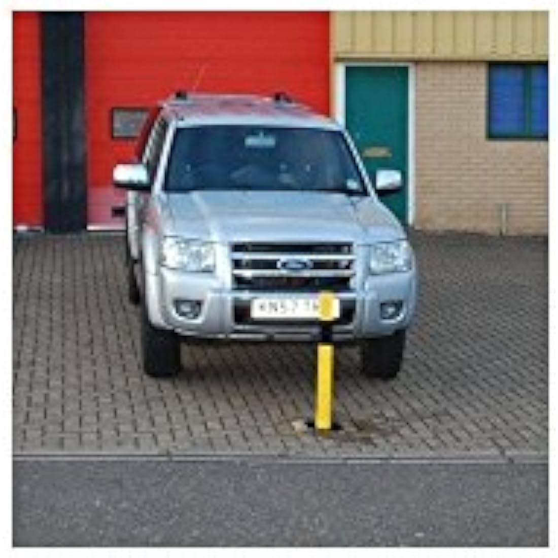 Heavy Duty Removable Parking Security Post - Yellow