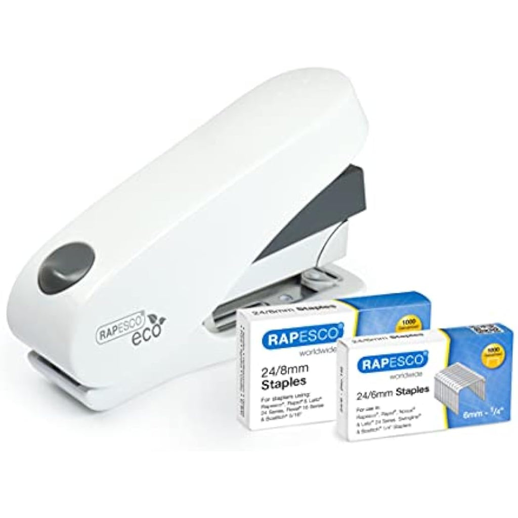 Rapesco ECO Luna Less Effort Stapler | Antibacterial 50 Sheet Capacity