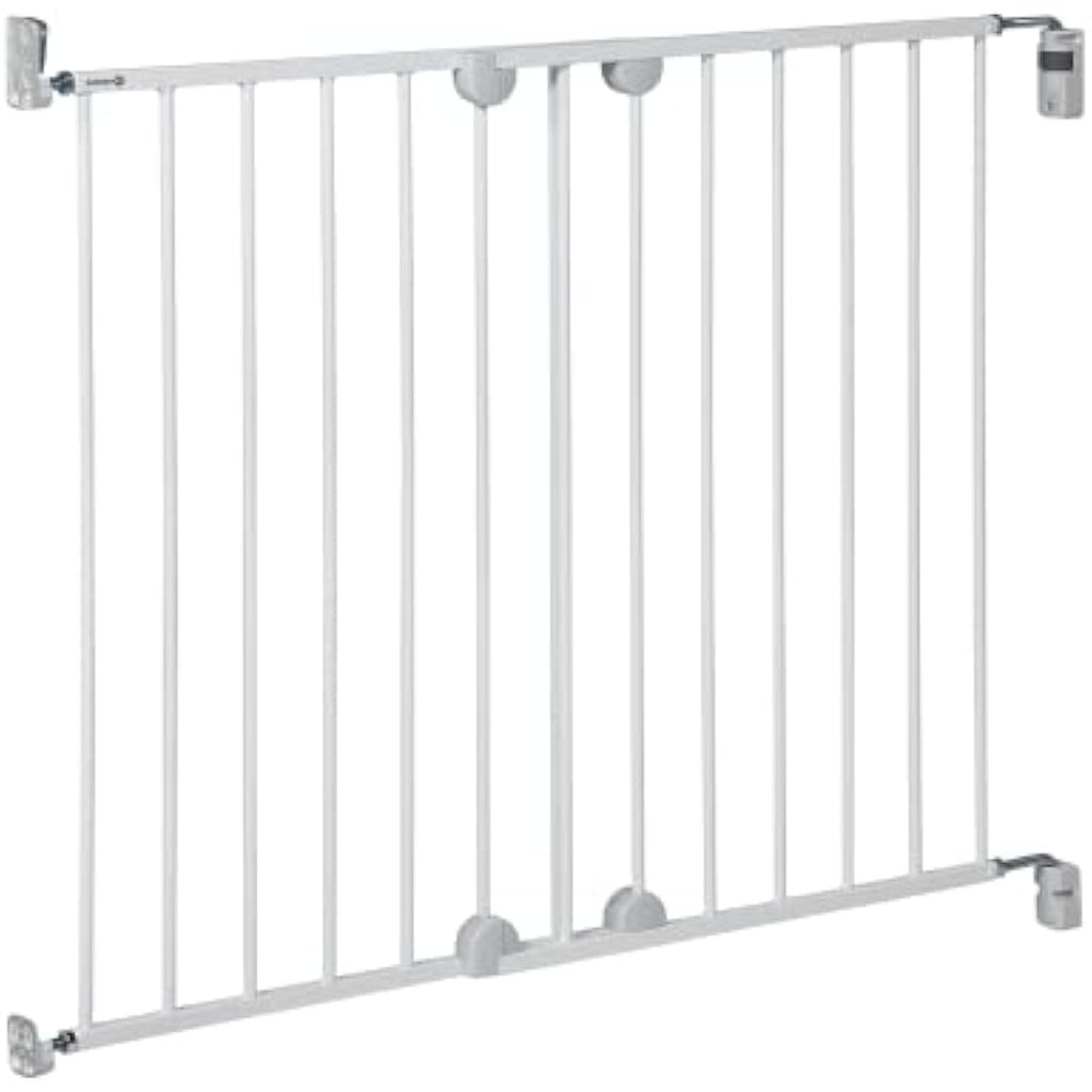 Safety 1st Wall Fix Extending Metal Baby Gate for Stairs | White