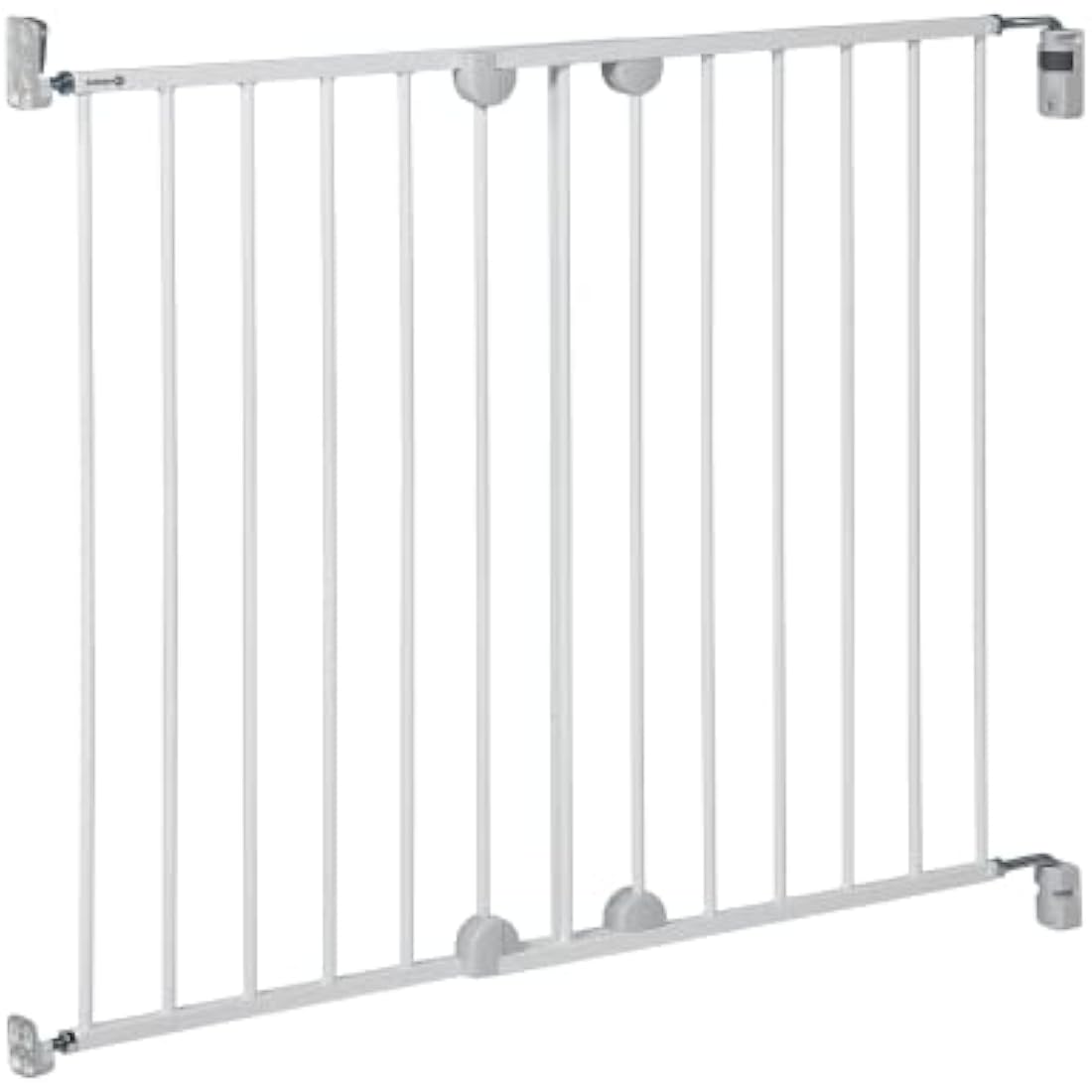 Safety 1st Wall Fix Extending Metal Baby Gate for Stairs | White