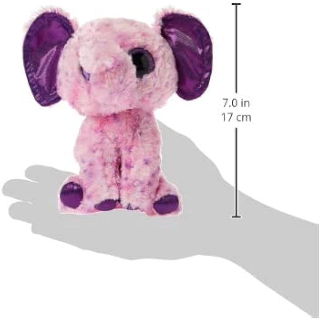 Ty Beanie Boos Eva Elephant Plush Toy - 6 Inch Pink Stuffed Animal