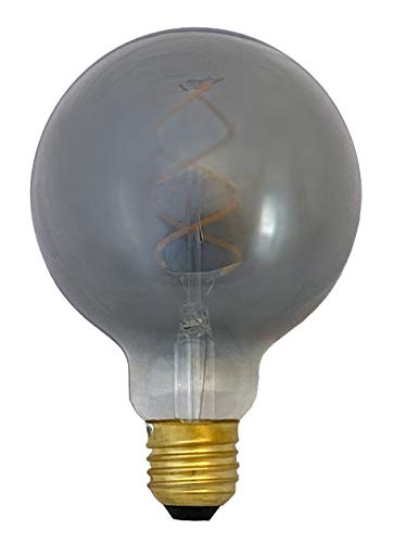 greenandco E27 G95 Vintage LED Filament Bulb - 1800K Warm White, 8-Pack
